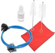 VINTORKY Trumpet Cleaning Kit Trumpet Accessories Cornet Cleaning Supplies Safe Non-scratch Brush Musical Instrument Maintenance Set