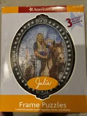 American Girl Frame Puzzles Julie 3 Puzzles In Box 50 Pieces Each New Sealed