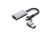 Simplecom USB 3.0 and USB-C to HDMI FHD Video Card Adapter (DA306C)