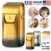Best 2 In 1 Electric Shaver Portable Men Razor Beard Hair Clipper Trimmer Kit PG
