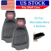 2 New Replacement Smart Key Car Remote Entry Fob Case Shell for Mercedes Benz
