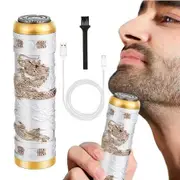 Electric Shavers for Men Professional Gold Dragon Razor Mini Razor Beard Trimmer Electric Shavers with Charging Cable For Father