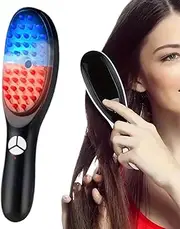 Electric Scalp Massage Comb for Hair, Spray Massage Comb, LED Light Head Massager, Multifunctional Anti Hair Loss Growth Red & Blue Light Scalp Brush Massage Comb for All Hair Types