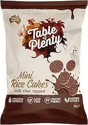 Table of Plenty Mini Rice Cakes Milk Chocolate Topped 6x60g