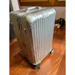 二手 RIMOWA ORIGINAL TRUNK S 鋁鎂合金小冰箱托運行李箱 德國製造 2018購入 2024六月過保