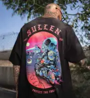 Sullen Clothing "Road Kill" Mens tee Art Collective tattoo Black