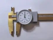 mhc 0-6" x 0.001", 0-100 White Face, TIN Coated, Stainless Steel, 10W-S007