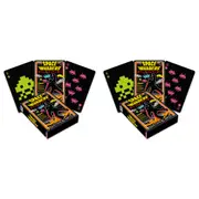 2PK Aquarius Space Invaders Playing Card Poker Party Family Gaming Standard Deck