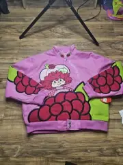 NWT Vintage Strawberry Shortcake Jacket RASPBERRY TART 2008 Sz YXL RR DESIGNS