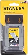Stanley Hand Tools 11-921A 100 Pack Utility Knife Blades & Dispenser