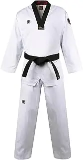 MOOTO Korea Taekwondo Basic 5 (BS5) Standard Uniform [Black V-Neck] WT Dobok