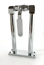 Chrome 9" Train Horn Stand, Interior Floor Mount Air Valve