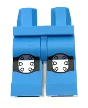 LEGO NEW DARK AZURE MINIFIGURE LEGS WITH KNEE PADS PANTS PIECE