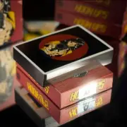 GILDED HOOKUPS Barrel of a Gun (skateboard) Playing Cards- Gunmetal Grey