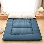 Japanese Floor futon Mattress, Soft and Breathable, Portable roll-up Mattress, Foldable, Full Size, Suitable for Home use, Dormitory, Camping.(09,180 * 200CM)