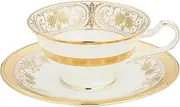 [Noritake] T59587/4858 Cup & Saucer (Coffee/Tea) 220cc Georgian Palace Bone China