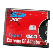 SD MMC SDHC SDXC To CF Type I Compact Flash Memory CF Card Adapter High Speed