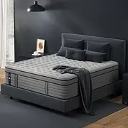 [DIFAME] Queen Size Mattress, 12 Inch Gel Memory Foam Hybrid Firm Queen Bed Mattress in a Box, Pressure & Back Pain Relief, Individually Pocket Spring, Edge Support, 100-Night Trial, CertiPUR-US