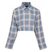 [We11done] Sky Womens Cropped Shirt