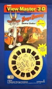 Sealed Looney Tunes Bugs Bunny Aussie Down Under Cartoons view-master Reels Pack
