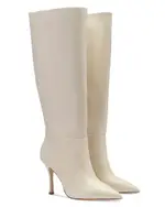 Larroude Women's Kate Pointed Toe Tall High Heel Boots