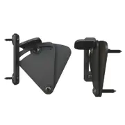 Rolltrak Black Matte Barn Door Latch