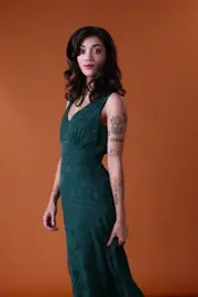 Evie Rose Midi Dress