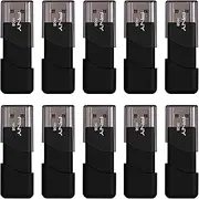 PNY 16GB Attaché 3 USB 2.0 Flash Drive, Black 10 Count (Pack of 1)