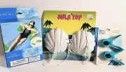 Lot of Neon Pool Floaty + Hula Top + O2COOL Dolphin Boca Clips Towel Holders New
