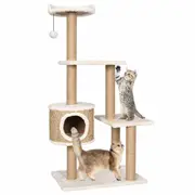 Cat Tree with Scratching Post 123cm Seagrass vidaXL