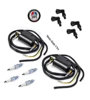 2x 102mm Ignition Coil & Spark Plug Boot Caps For Honda CB175