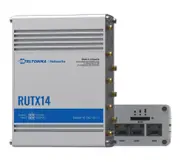 Teltonika RUTX14 4G LTE CAT12 Industrial Cellular Router, Instant LTE Failover, Dual Band WiFi 802.11ac, GNSS/GPS and Bluetooth LE, PSU included RUTX14000300