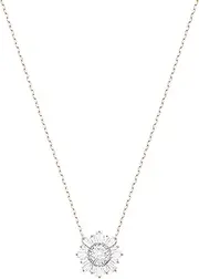 [Swarovski] Sunshine Necklaces and Earrings Jewelry Collection, Clear Crystals, Pink Crystals, Rose Gold-Tone Finish
