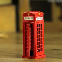 在飛比找蝦皮購物優惠-倫敦巴士電話亭🇬🇧立體3D模型 削鉛筆器 護照夾 證件 機票