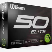 Wilson Staff 50 Elite Green Golf Balls