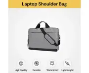 15.6" Laptop Shoulder Bag - Grey