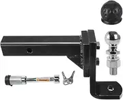 Compatible With 5 Hole Adjustable Height Tow Bar Hitch Drop Mount 50MM Or 2 Inch Ball 4000 KG Trailer RV Camper Caravan Parts Accessories