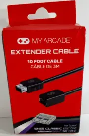 New My Arcade Extender Cable 10 Foot Cable For NES Classic Edition or Wii/Wii U