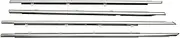 Car Side Window Weatherstrip Sealing Trims Chrome Glass Sealant Strip Weather Strip Compatible for Honda Accord 2008-2012