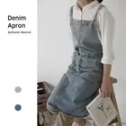 Cotton Denim Apron Antifouling Barber Apron Leisure Gardening Baking