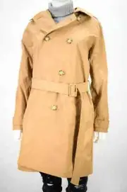 Abercrombie & Fitch size XL Wind & Water Resistant Trench Coat NEW NWT
