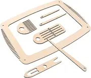 TEMPNAP 1Set Weaving Kit for Beginners DIY Knitting with Hand Stick for Crafting Sweaters Scarves and Hats Compact and Easy to Store