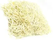 SOESFOUFU 100g Milk White Raffia Paper Silk Crinkle Cut Paper Shred for Wrapping Tissue