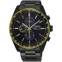 在飛比找Yahoo奇摩購物中心優惠-SEIKO 精工 CS 紳仕品格太陽能計時腕錶 送禮推薦 (