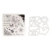 Transparent Stamp Seal Butterfly Clear Stamps for DIY Cards Making Scrapbooking