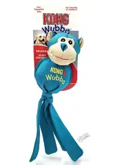 Kong Wubba Friends Ballistic Large Monkey Squeaky Dog Fetch & Tug Toy