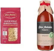 Don Antonio Casarecce Pasta 500 g and Don Antonio Organic Passata Sauce 500 g BUNDLE