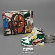 AIR JORDAN One Piece ZORO Mini sneaker Keychain gift shoes with box