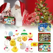 Christmas Countdown Gift Advent Calendar 24PCS Marine Animal Toy CW