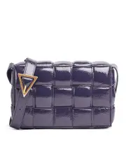 Bottega Veneta Padded Cassette in Raisin